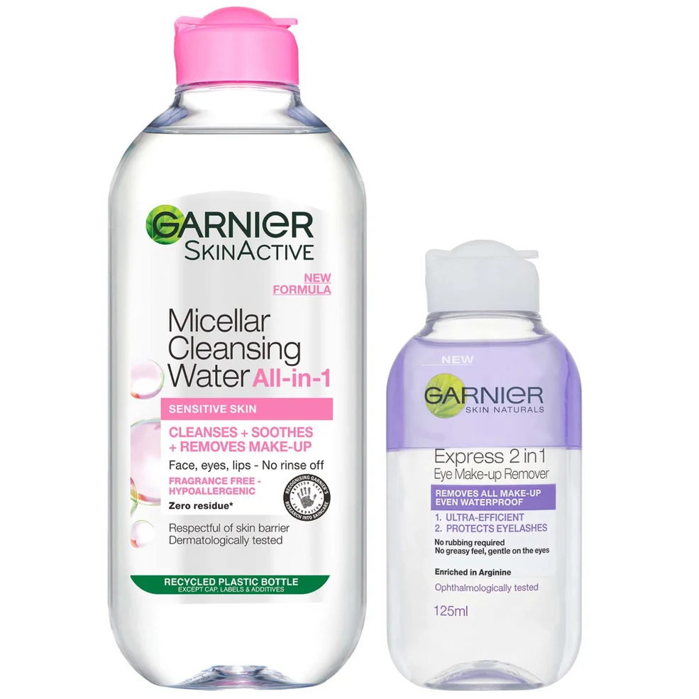 Garnier Micellar Water and Makeup Remover for Sensitive Skin Kit Exclusive Imagen 1