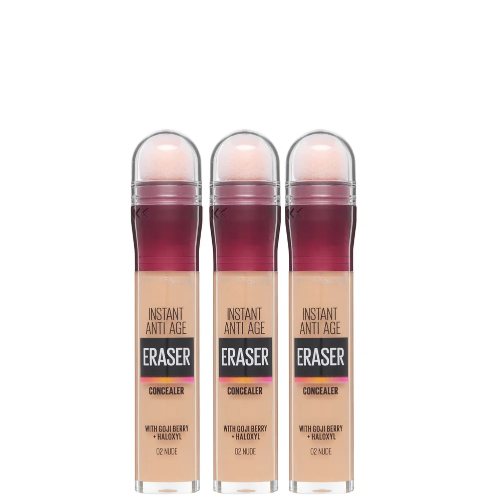 Maybelline Instant Anti-Age Eraser Eye Concealer 3 Pack Exclusive Imagen 1