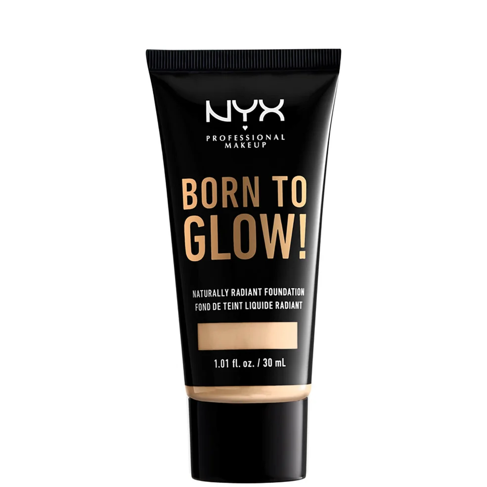 NYX Professional Makeup Born to Glow Naturally Radiant Foundation 30ml (Various Shades) Imagen 1