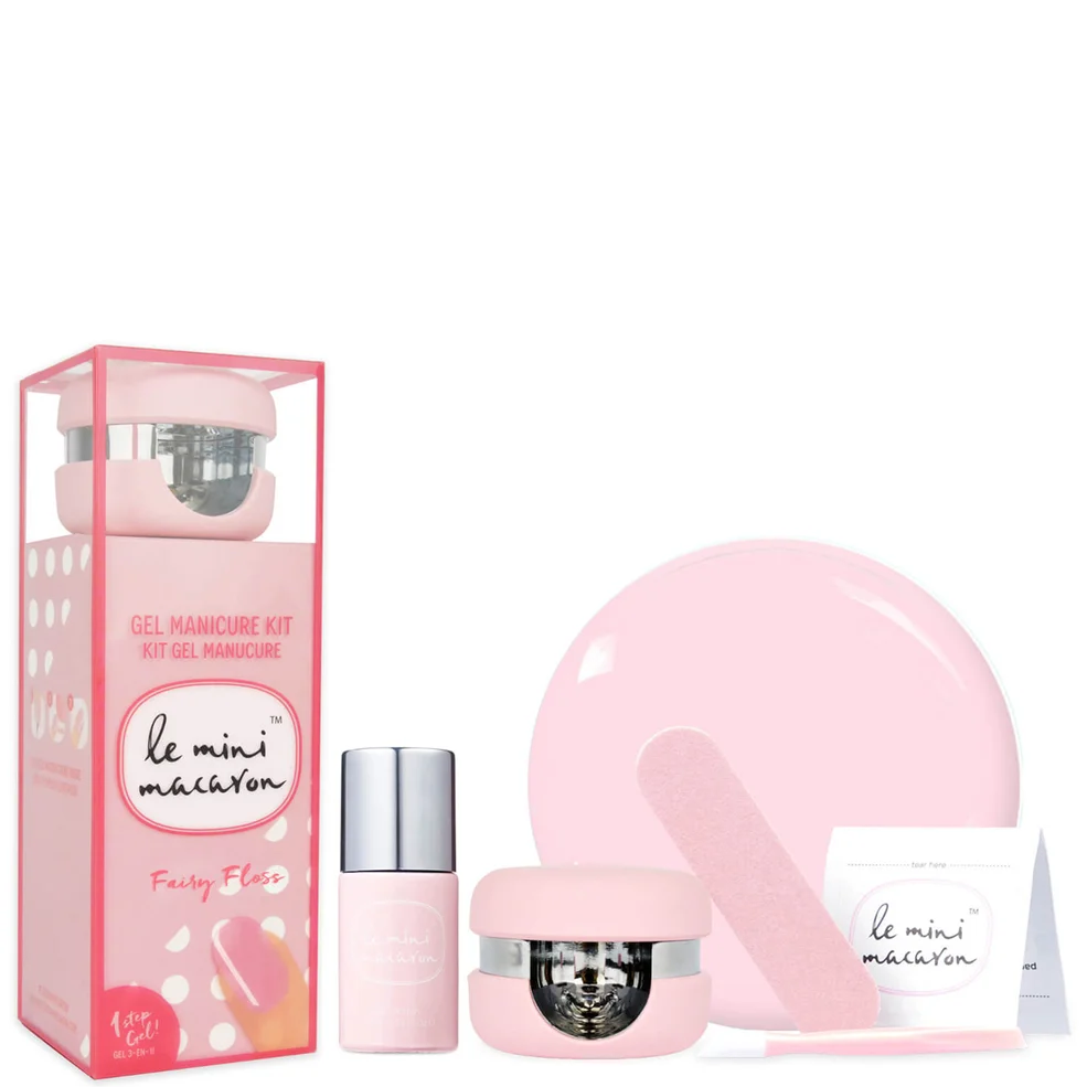Le Mini Macaron Gel Manicure Kit - Fairy Floss Imagen 1