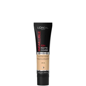 L'Oréal Paris Infallible 32hr Matte Cover Foundation 30ml (Various Shades) - Shade 155 Natural Rose
