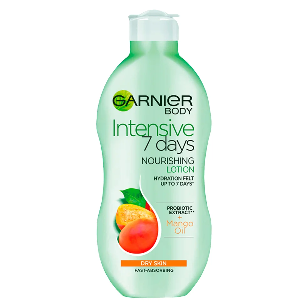 Garnier Intensive 7 Days Mango Probiotic Extract Body Lotion Dry Skin 400ml Imagen 1