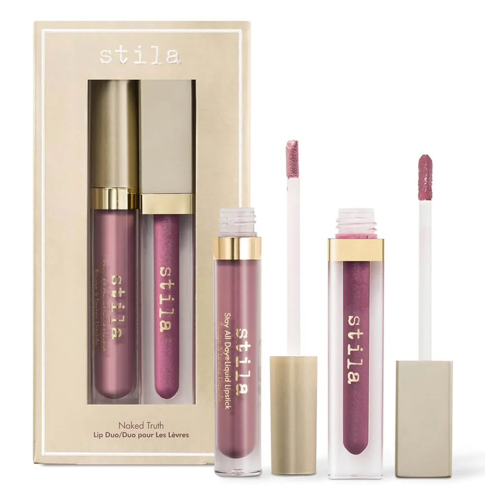 Stila Naked Truth Liquid Lipstick & Lip Gloss Set - Baci & Synergy Imagen 1