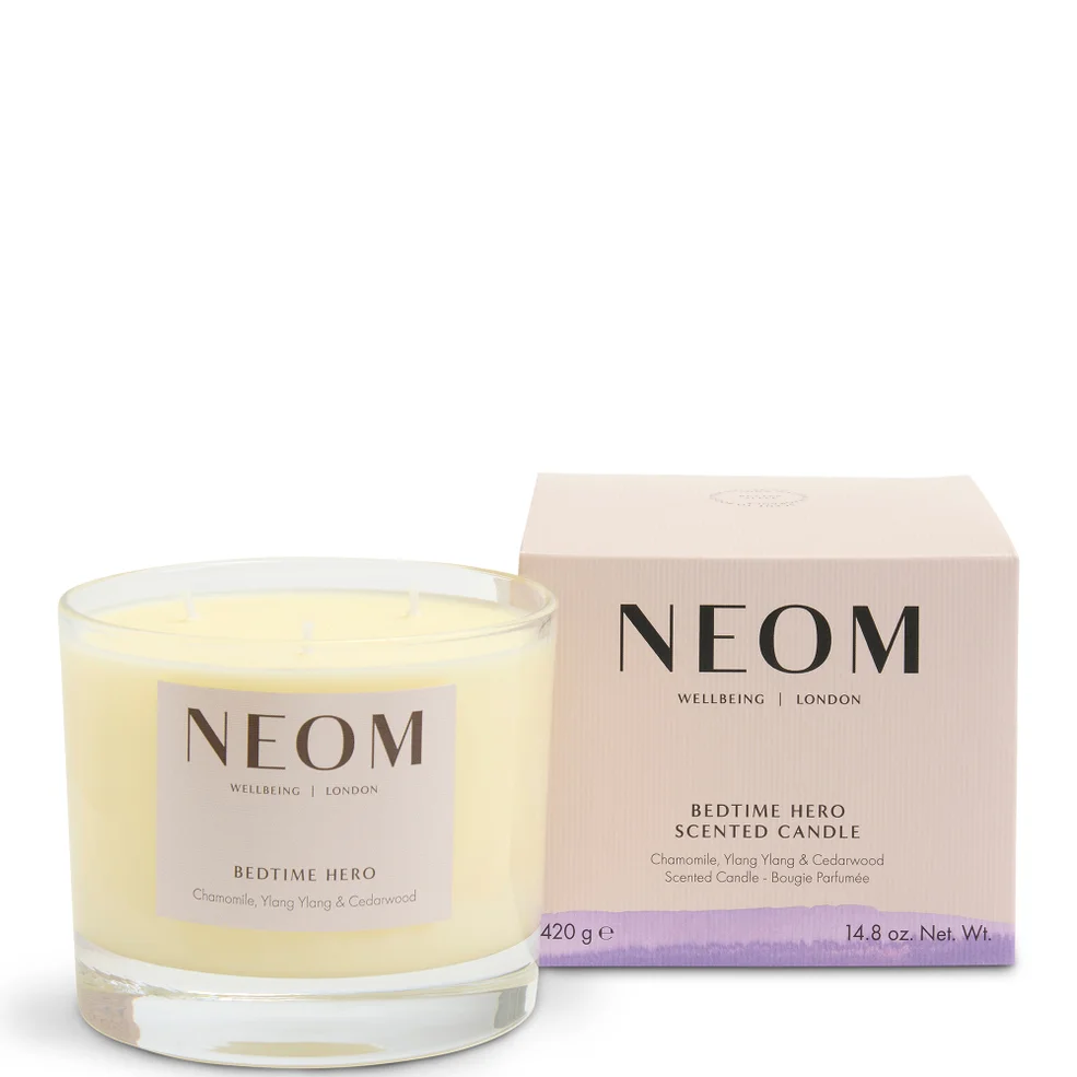 NEOM Bedtime Hero Scented Candle 3 Wick Imagen 1