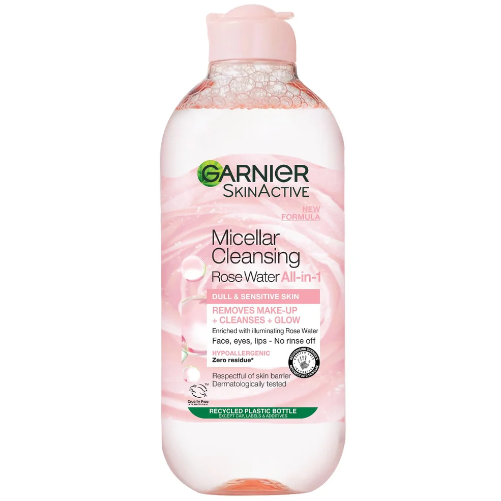 Garnier Micellar Rose Water Cleanse & Glow 400ml Imagen 1