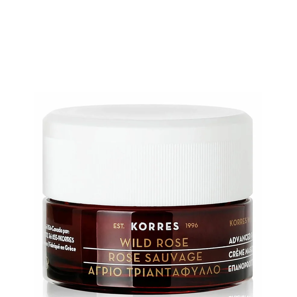 KORRES Wild Rose Night-Brightening Sleeping Facial Cream 40ml Imagen 1