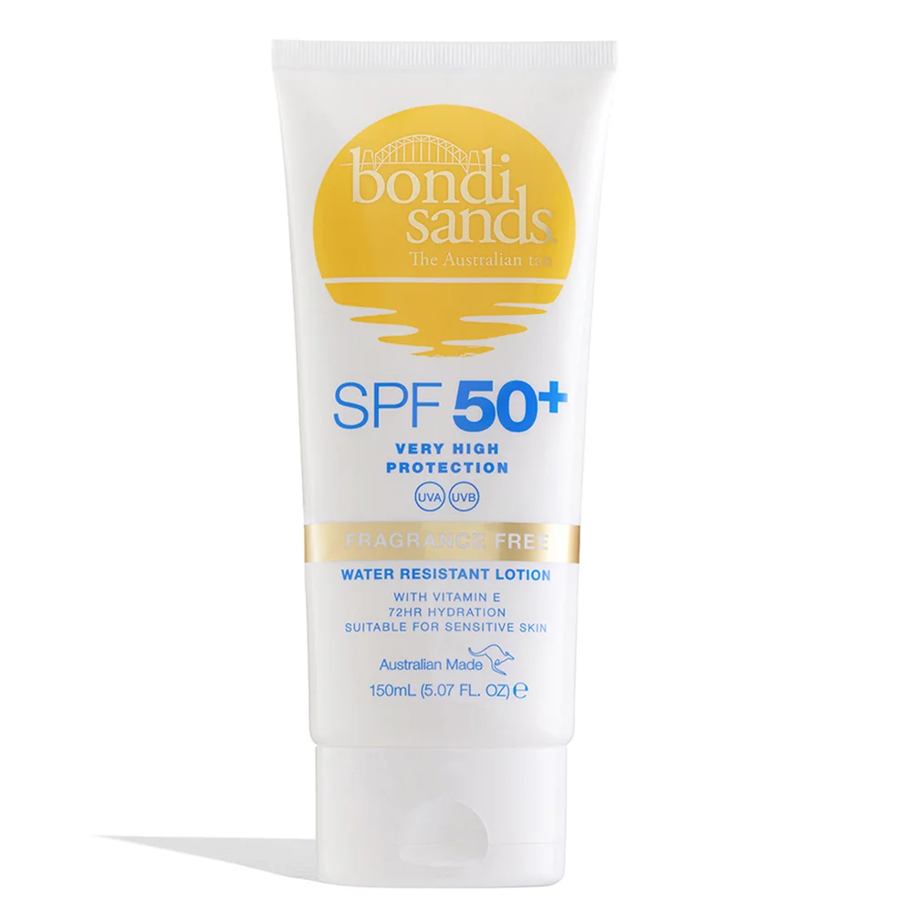 Bondi Sands Sunscreen Lotion SPF50+ - Fragrance Free 150ml Imagen 1