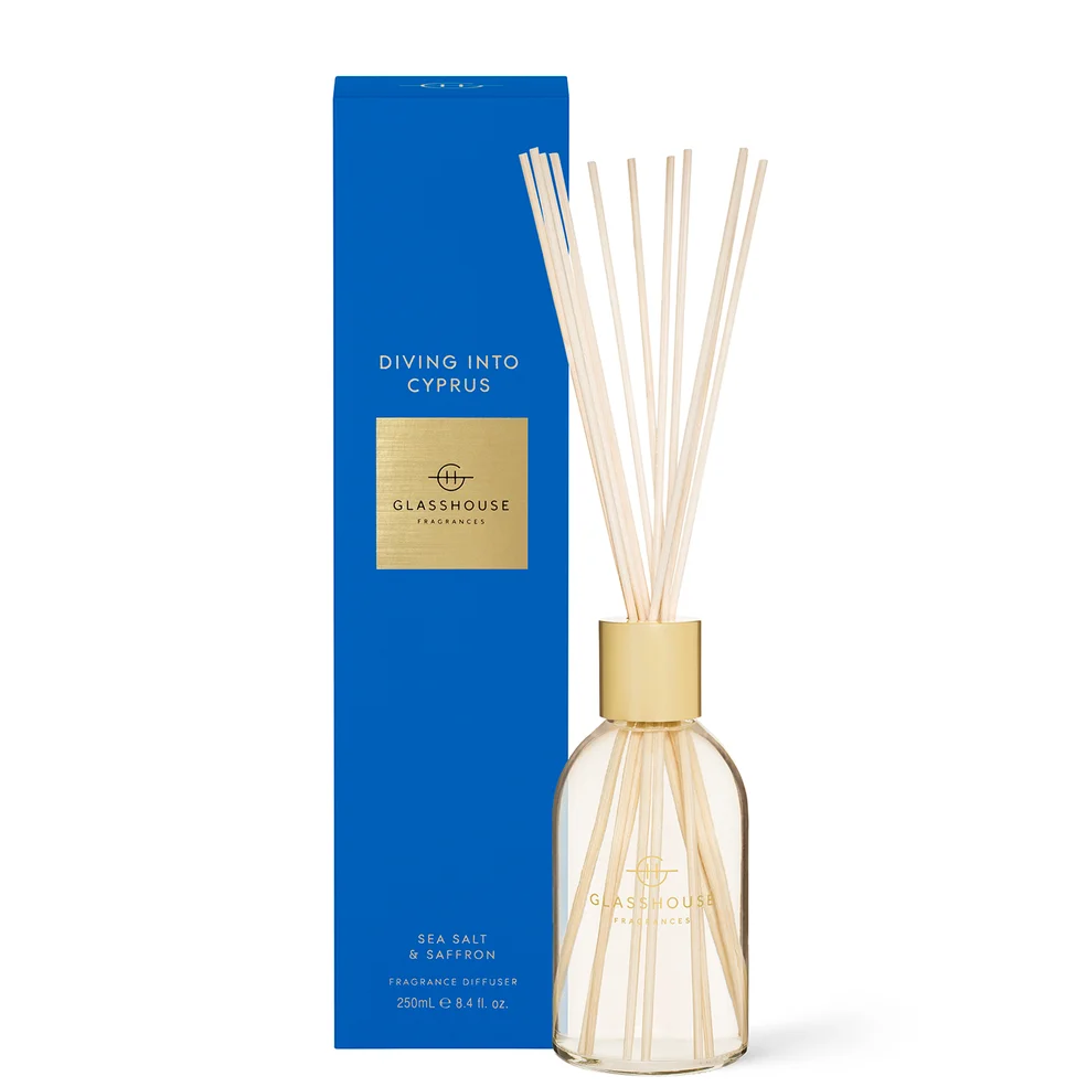 Glasshouse Fragrances Diving into Cyprus Diffuser 250ml Imagen 1
