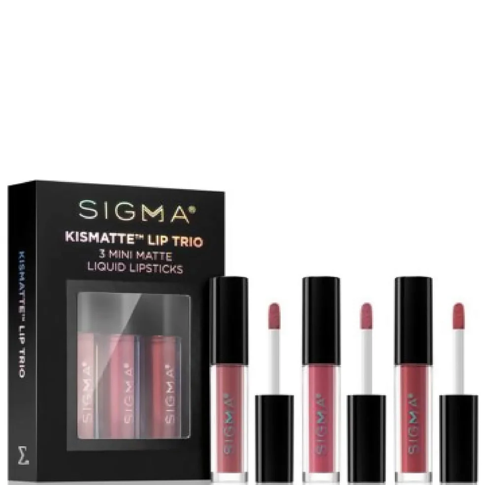 Sigma Beauty Kismatte Lip Trio Liquid Lipsticks Imagen 1
