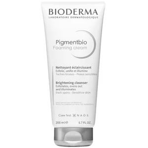 Bioderma Pigmentbio Foaming Cream Limpiador iluminador exfoliante para pieles hiperpigmentadas - Size 200ml