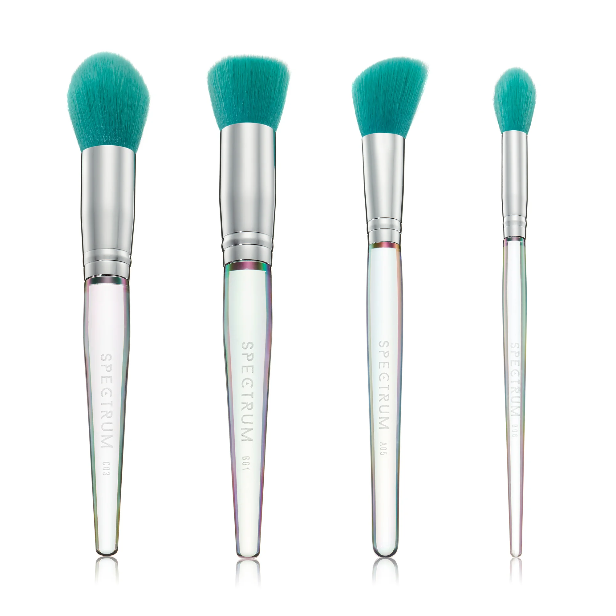 Spectrum Collections Juego de brochas faciales Oceana de 4 piezas | LOOKFANTASTIC
