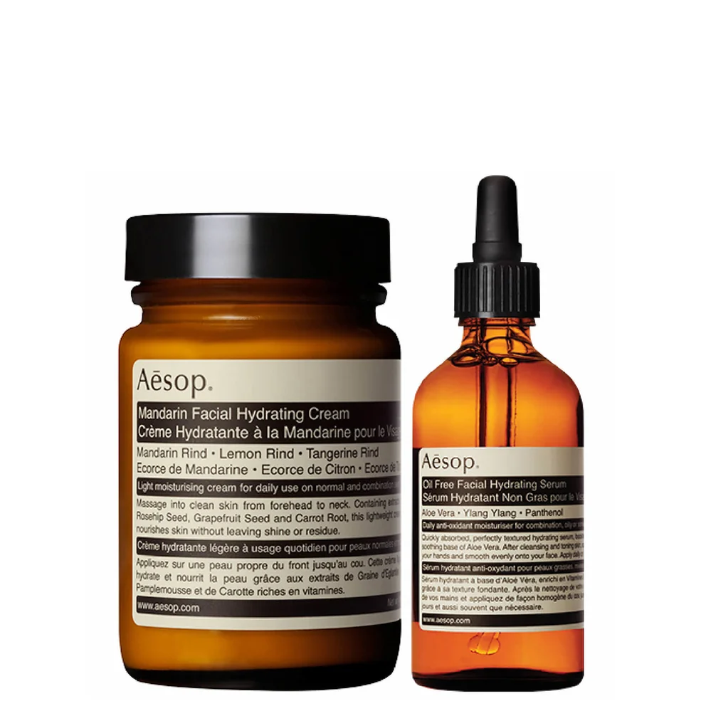 Aesop Mandarin Facial Cream and Lightweight Serum Duo Imagen 1