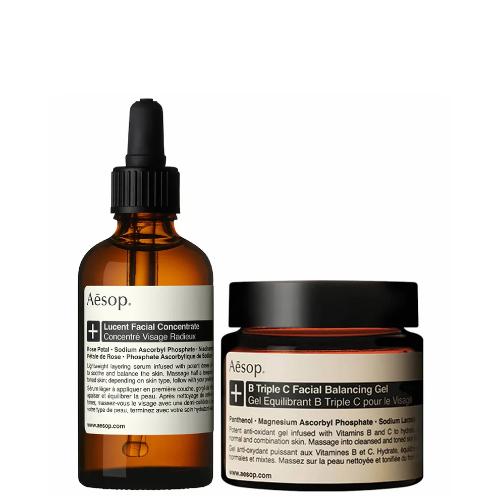 Aesop Lucent Concentrate and Triple C Balancing Gel Duo Imagen 1