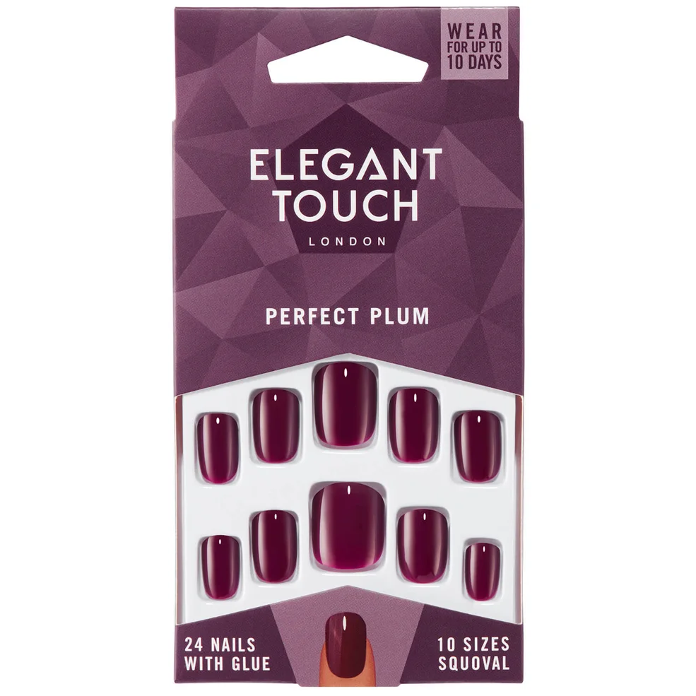 Elegant Touch Perfect Plum Nails Imagen 1