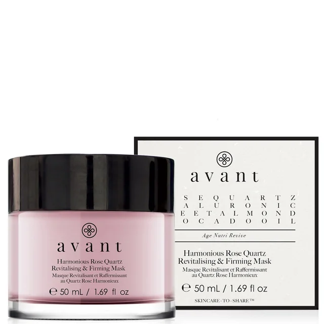 Avant Skincare Mascarilla Revitalizante y Reafirmante de Cuarzo Rosa Armonioso 50ml