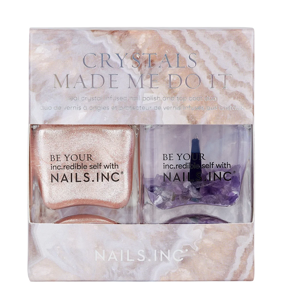 nails inc. Crystals Made me do it Nail Polish Duo 2 x 14ml Imagen 1
