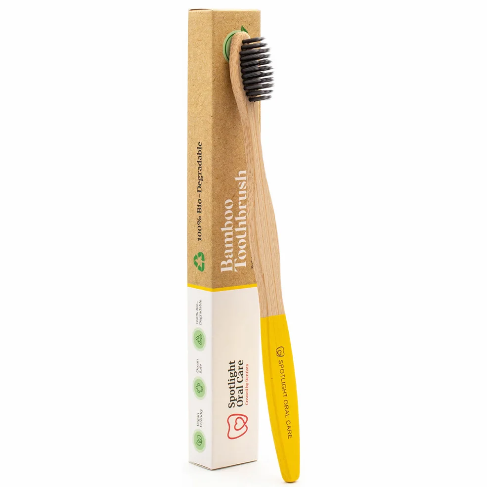 Spotlight Oral Care Bamboo Toothbrush - Yellow Imagen 1