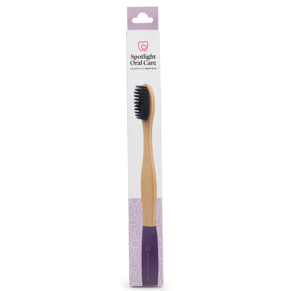Spotlight Oral Care Bamboo Toothbrush - Purple Imagen 1
