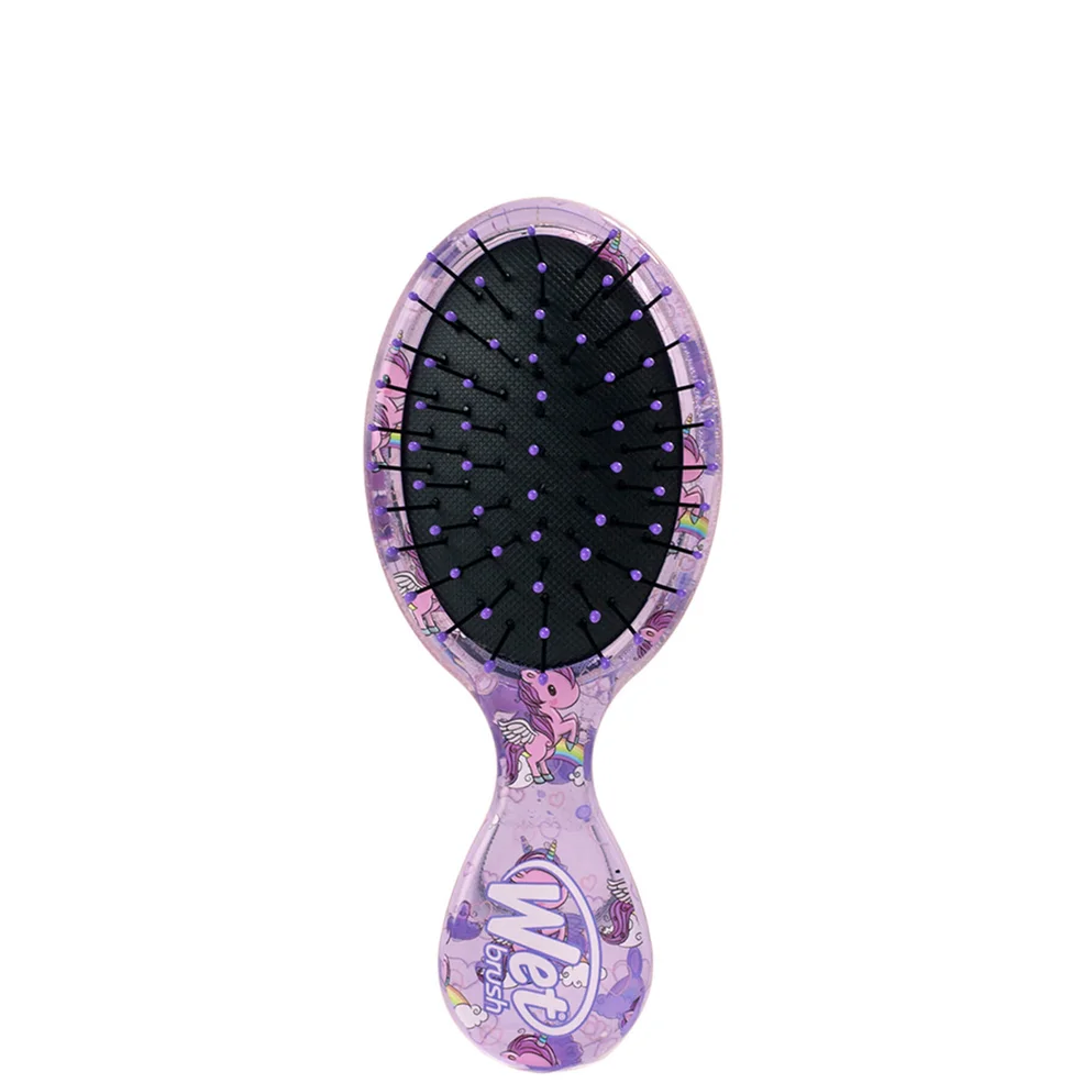 WetBrush Liquid Glitter Mini Detangler Brush - Unicorn Glitter Imagen 1