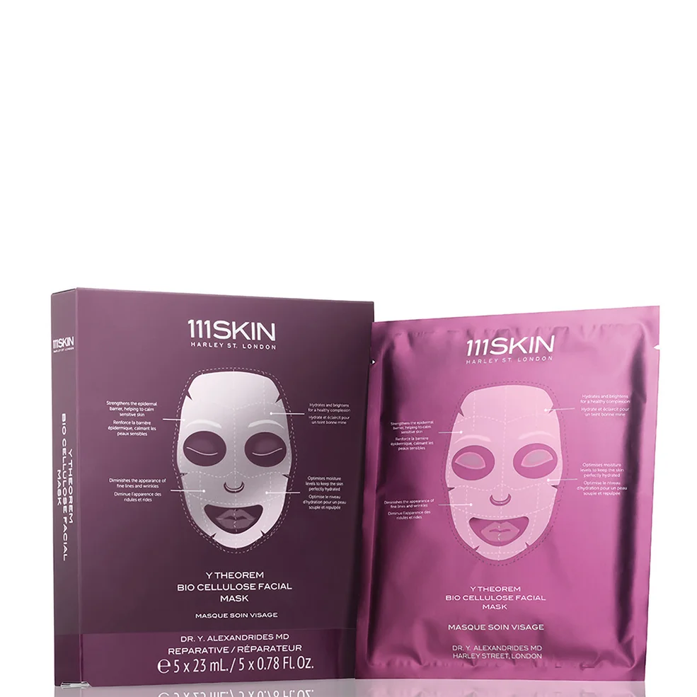 111SKIN Y Theorem Bio Cellulose Facial Mask Box Imagen 1
