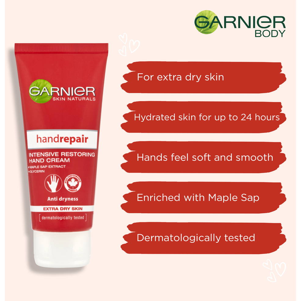 Garnier Hand Repair Intensive Restoring Hand Cream Extra Dry Skin 100ml Imagen 1