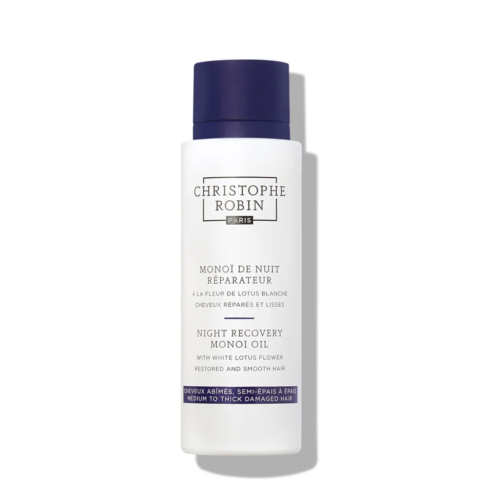 Christophe Robin Night Recovery Monoï Oil with White Lotus Flower 92ml Imagen 1