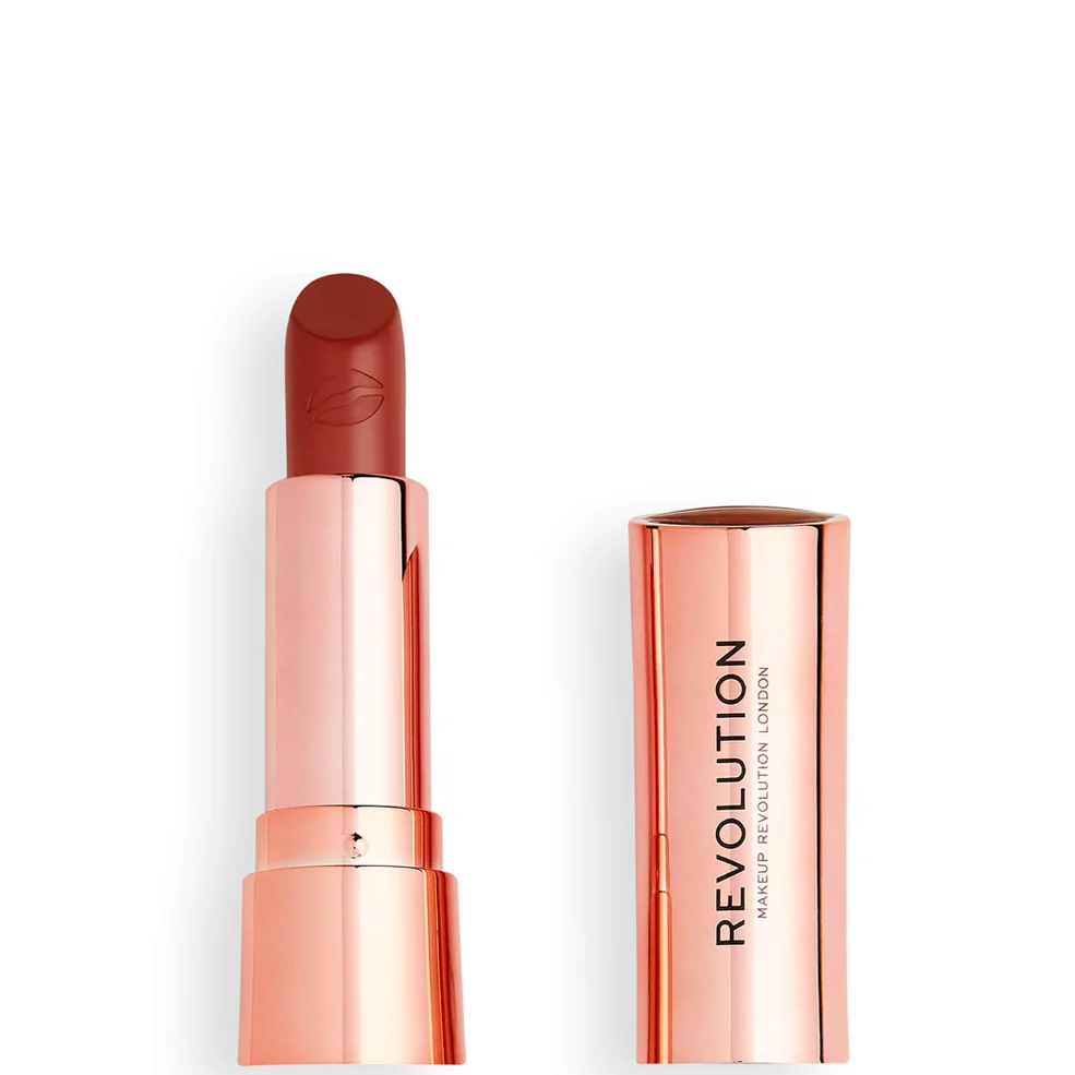 Makeup Revolution Satin Kiss Lipstick (Various Shades) Imagen 1