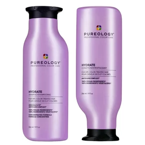 Pureology Hydrate Shampoo and Conditioner Moisturising Bundle for Dry Hair, Sulphate Free for a Gentle Cleanse - undefined undefined