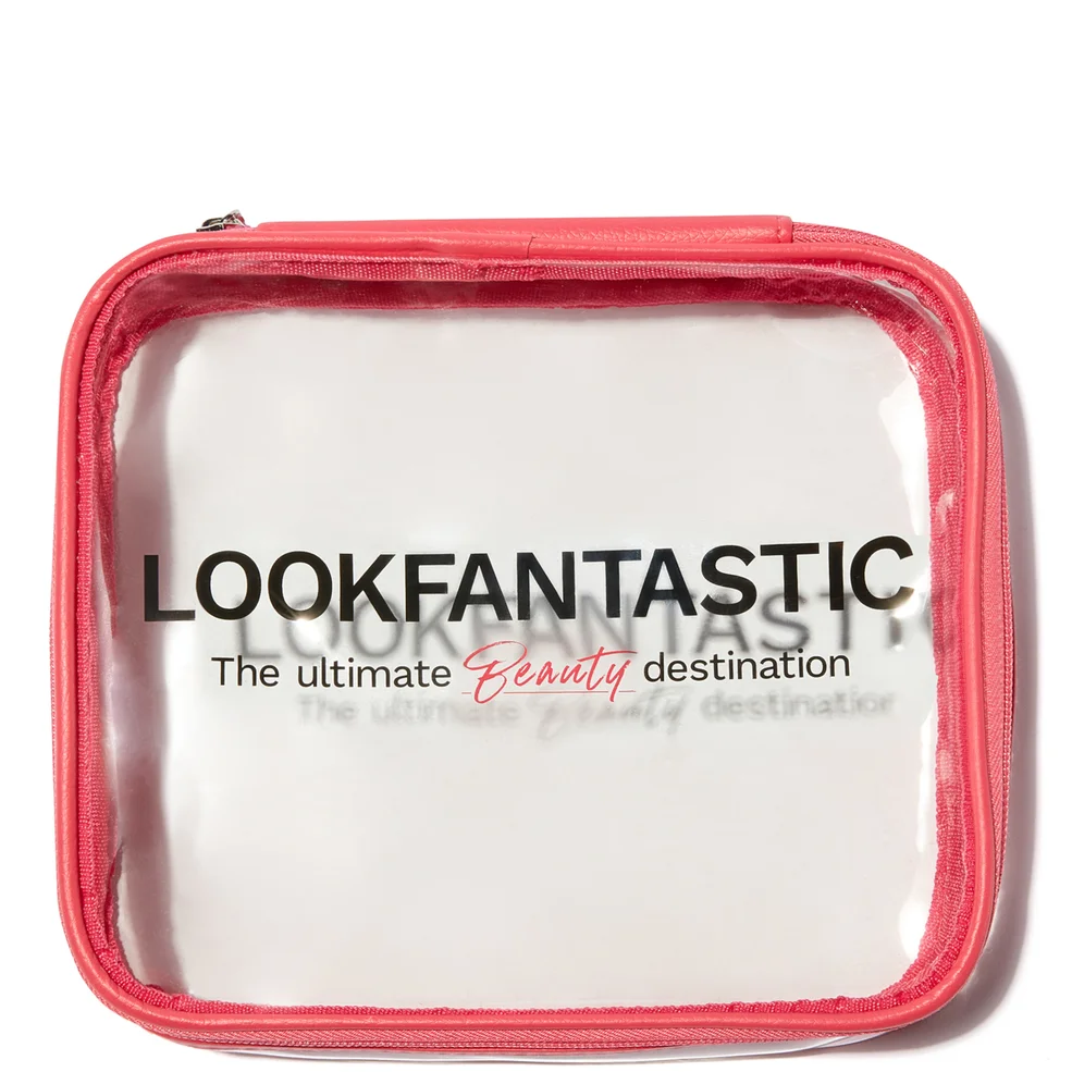 LOOKFANTASTIC Clear Travel Bag - Pink Imagen 1