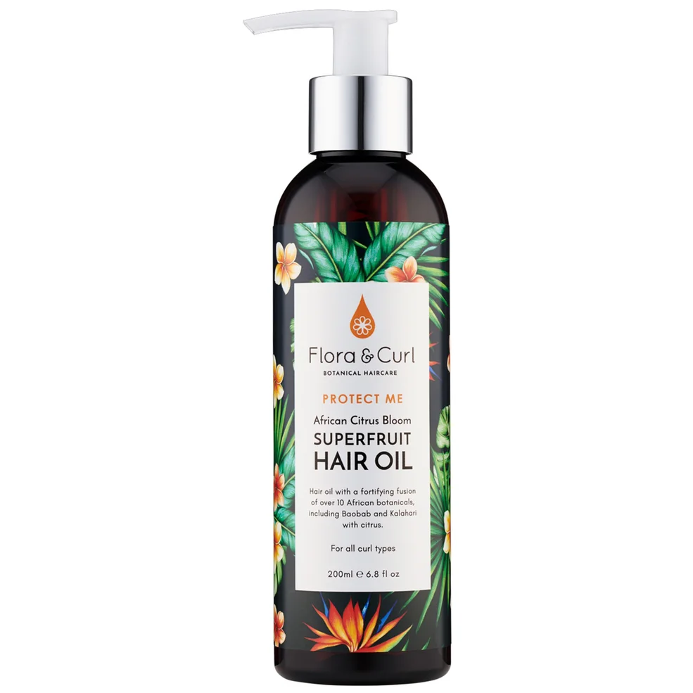 Flora & Curl African Citrus Superfruit Hair Oil 200ml Imagen 1