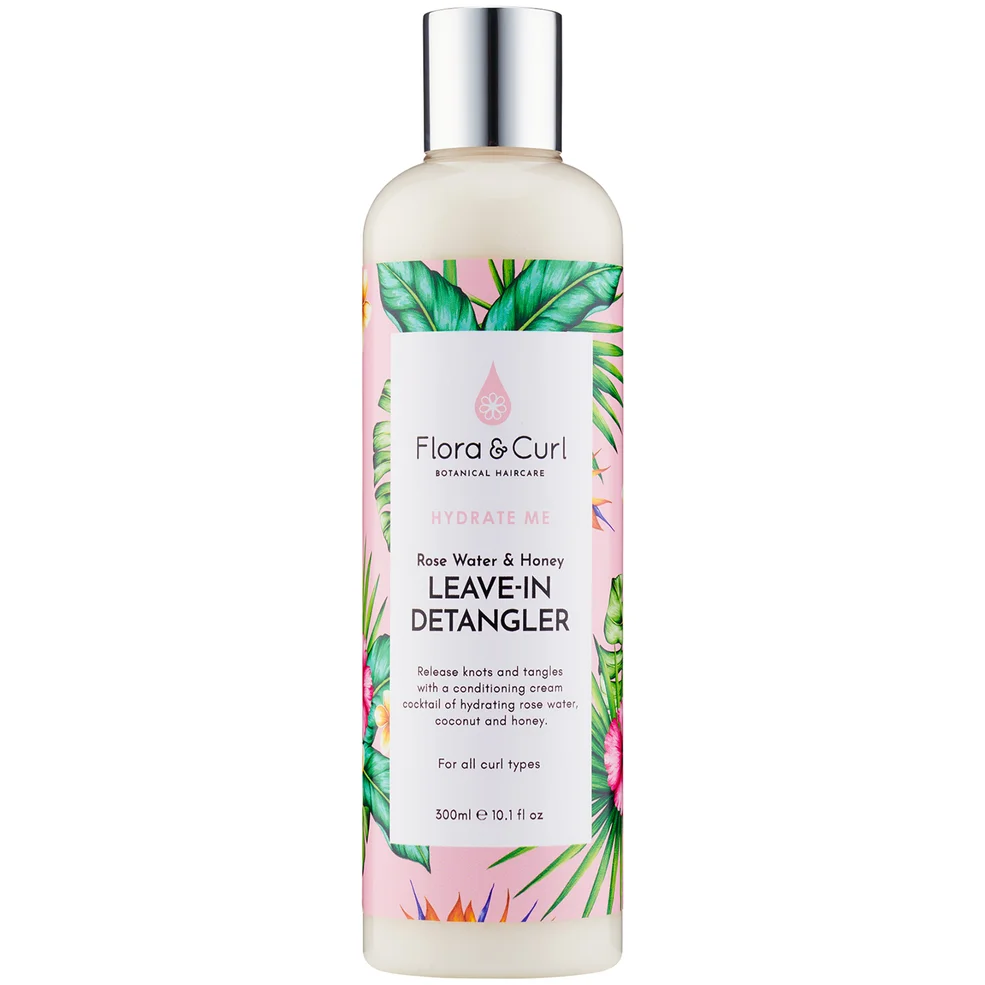 Flora & Curl Rose Water & Honey Leave-in Detangler 300ml Imagen 1