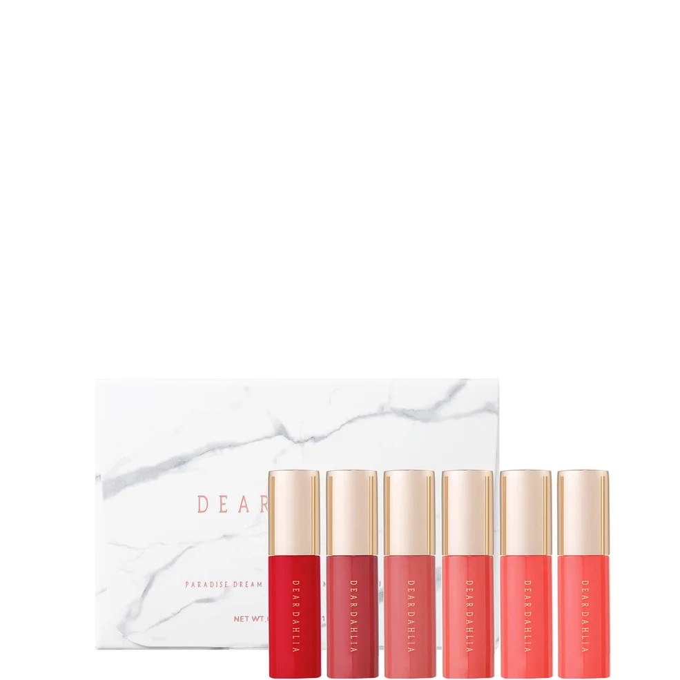 Dear Dahlia Paradise Dream Mini Velvet Lip Mousse 6 Set - Best Seller Collection Imagen 1