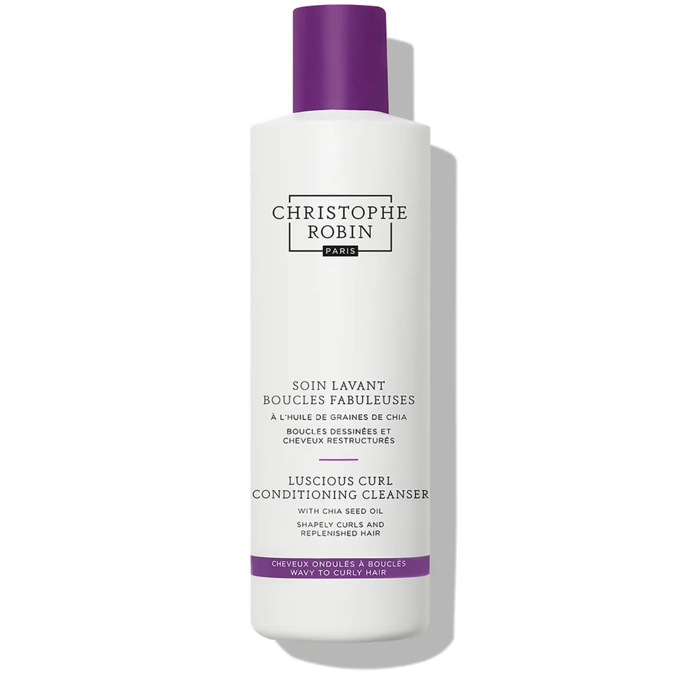 Christophe Robin Luscious Curl Conditioning Cleanser con aceite de semillas de chía 250ml Imagen 1