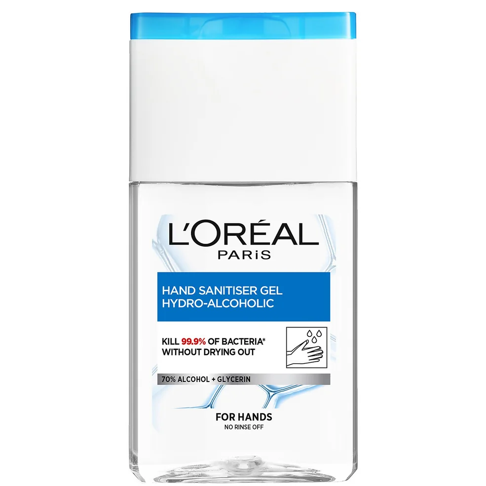 L'Oréal Paris Antibacterial 70% Alcohol Hand Sanitiser Gel 125ml Imagen 1