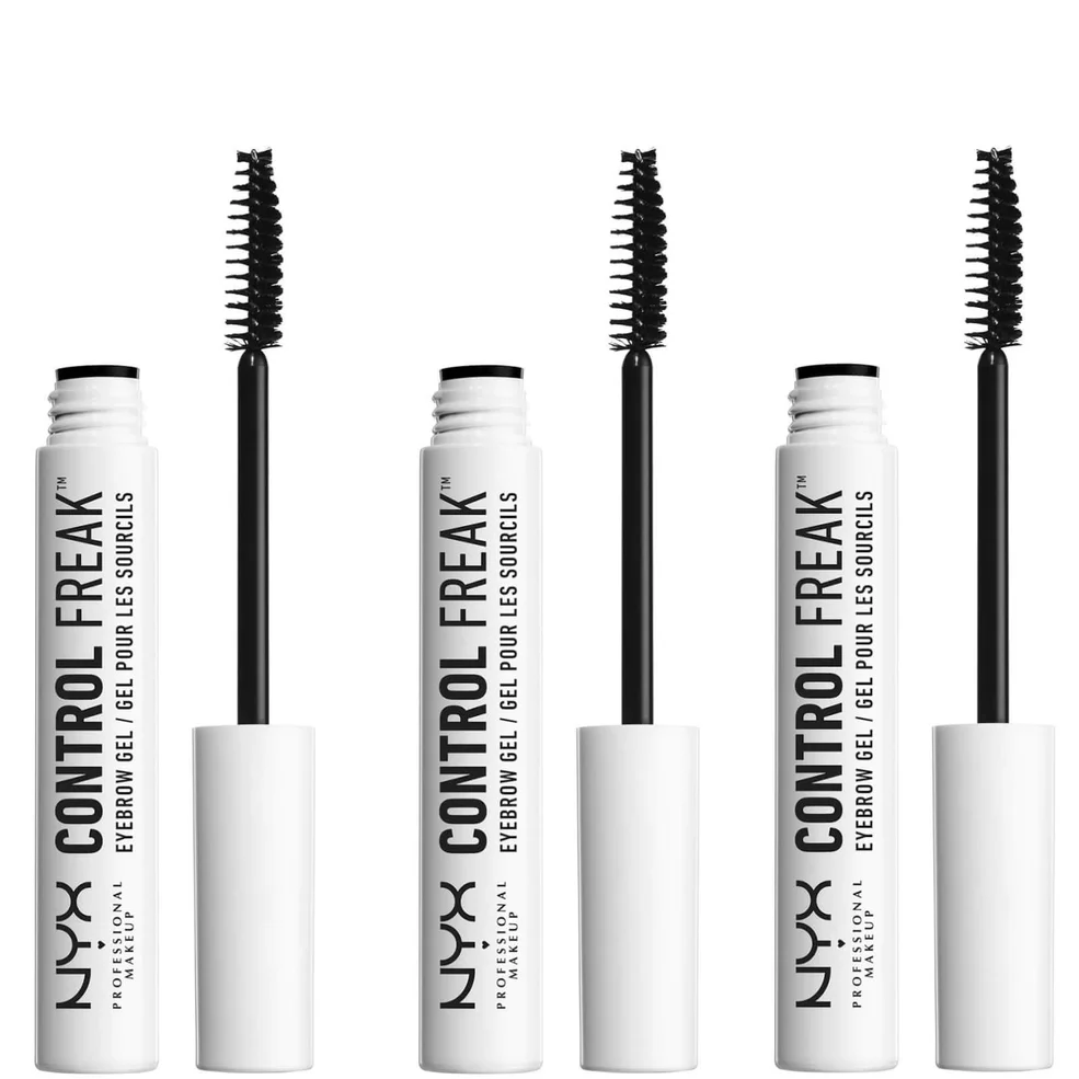 NYX Professional Makeup, Control Freak Clear Eyebrow Gel X 3 Imagen 1