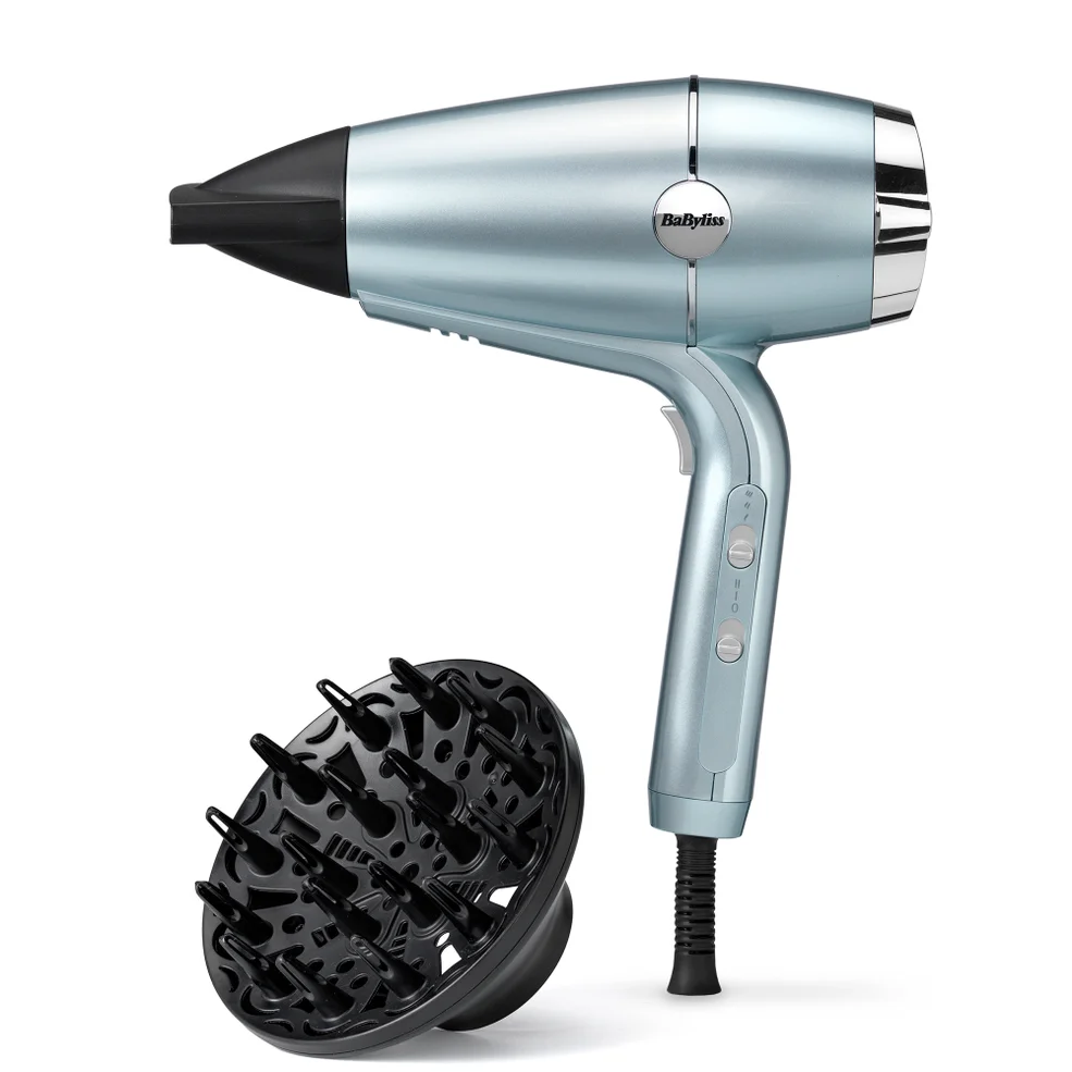 BaByliss Hydro Fusion Anti Frizz Hair Dryer with Diffuser Imagen 1