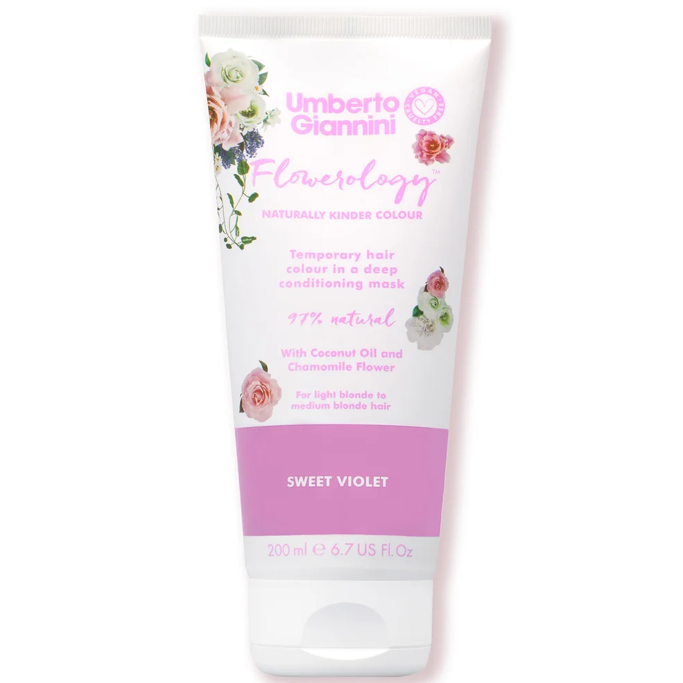 Umberto Giannini Flowerology Colour Mask - Sweet Violet 195ml Imagen 1