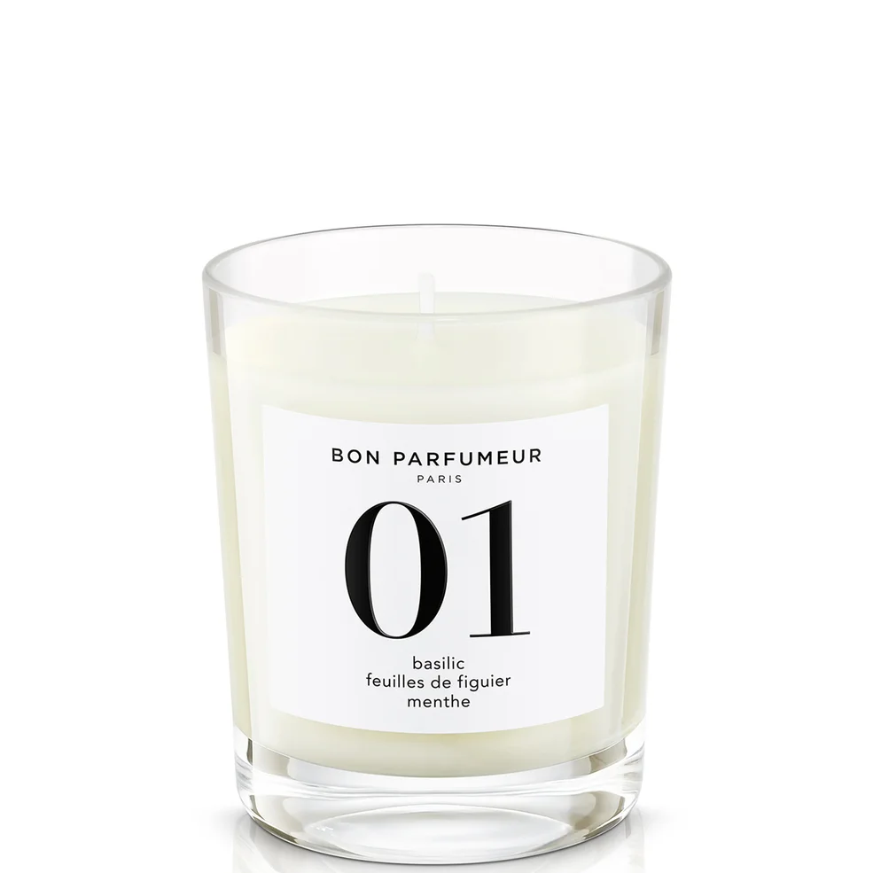 Bon Parfumeur 01 Basil Fig Leaf Mint Candle 180g Imagen 1