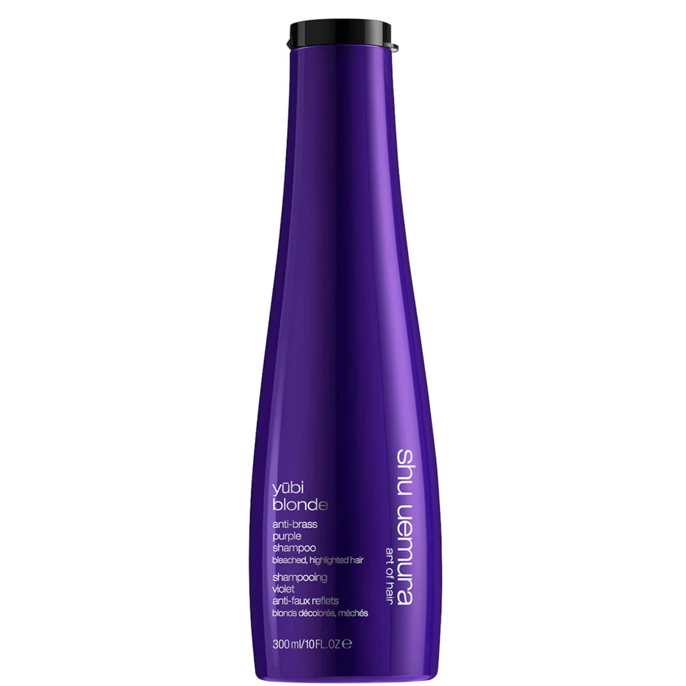 Shu Uemura Art of Hair Yubi Blonde Anti-Brass Purple Shampoo for Bleached, Highlighted Blonde Hair 300ml Imagen 1