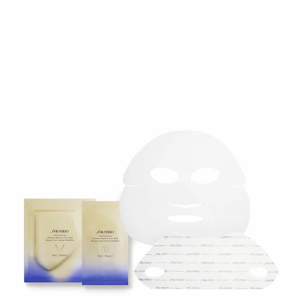 Shiseido Exclusive Vital Perfection LiftDefine Radiance Face Mask (Pack of 6) Imagen 1