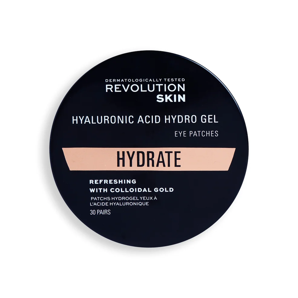 Revolution Skincare Gold Eye Hydrogel Hydrating Eye Patches with Colloidal Gold 20g Imagen 1