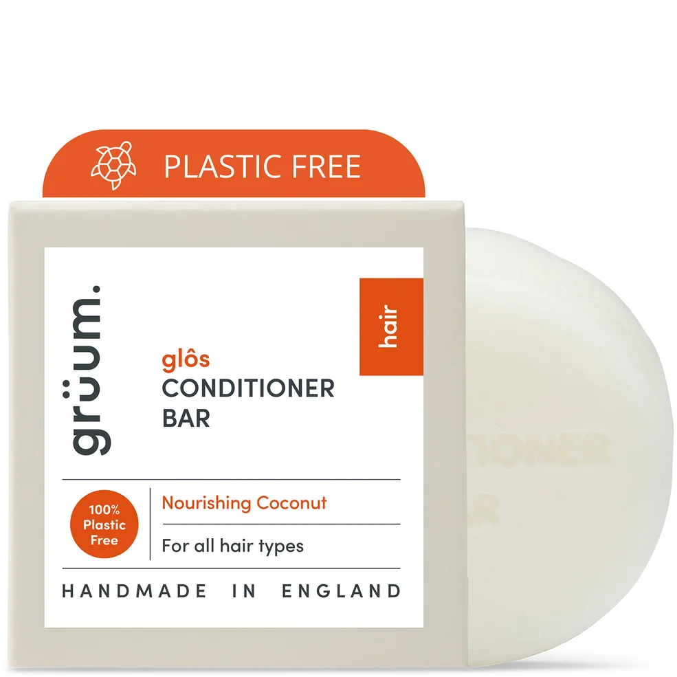 grüum Glôs Zero Plastic Acondicionador en barra 50g Imagen 1