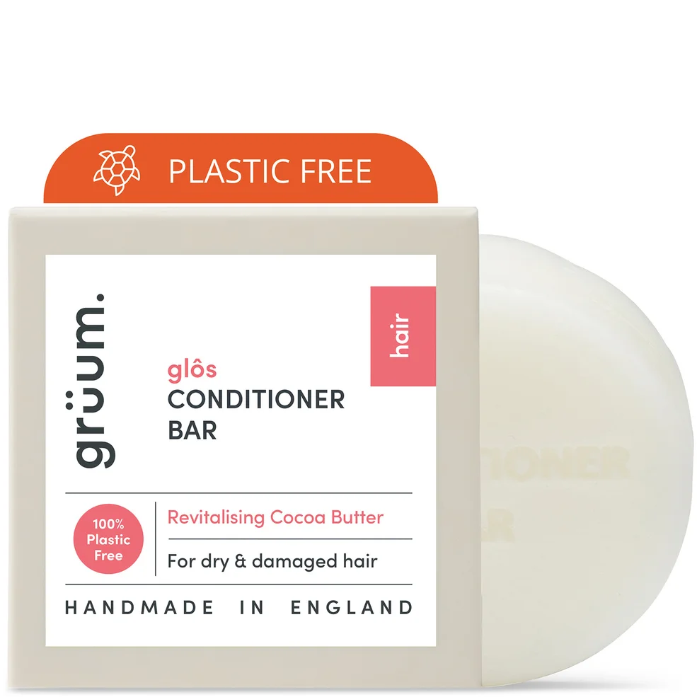 grüum Glôs Zero Plastic Acondicionador en barra 50g Imagen 1