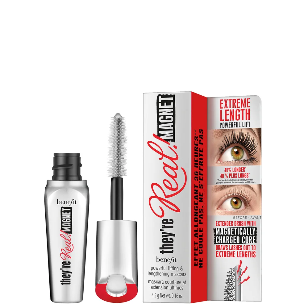 benefit They’re Real Magnet Extreme Lengthening and Powerful Lifting Mascara Mini - Supercharged Black 4.5g Imagen 1