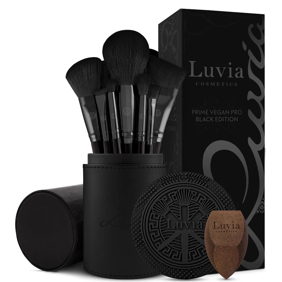 Luvia Prime Vegan Pro Brushes Set - Black Edition Imagen 1