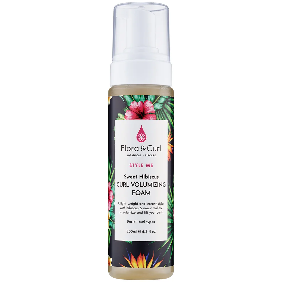 Flora & Curl Espuma Voluminizadora de Hibisco Dulce 200ml Imagen 1
