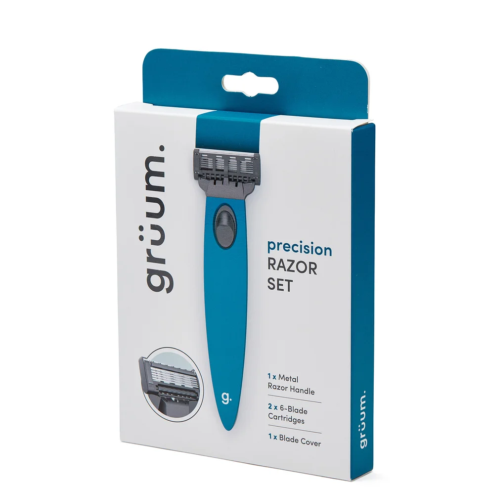 grüum Precision Razor Set - Ocean Blue Imagen 1