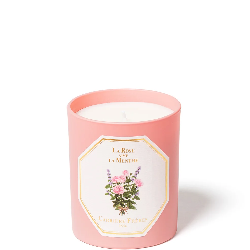 Carrière Frères Scented Candle - La Rose Aime la Menthe 185g Imagen 1