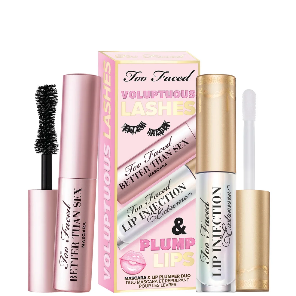 Too Faced Exclusive Limited Edition Voluptuous Lashes and Plump Lips Set Imagen 1