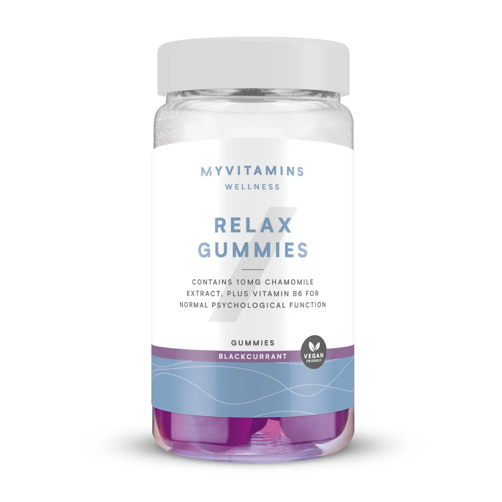 Myvitamins Relax Gummies, Blackcurrant, 60 Gummies Imagen 1